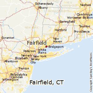 fairfield ct map